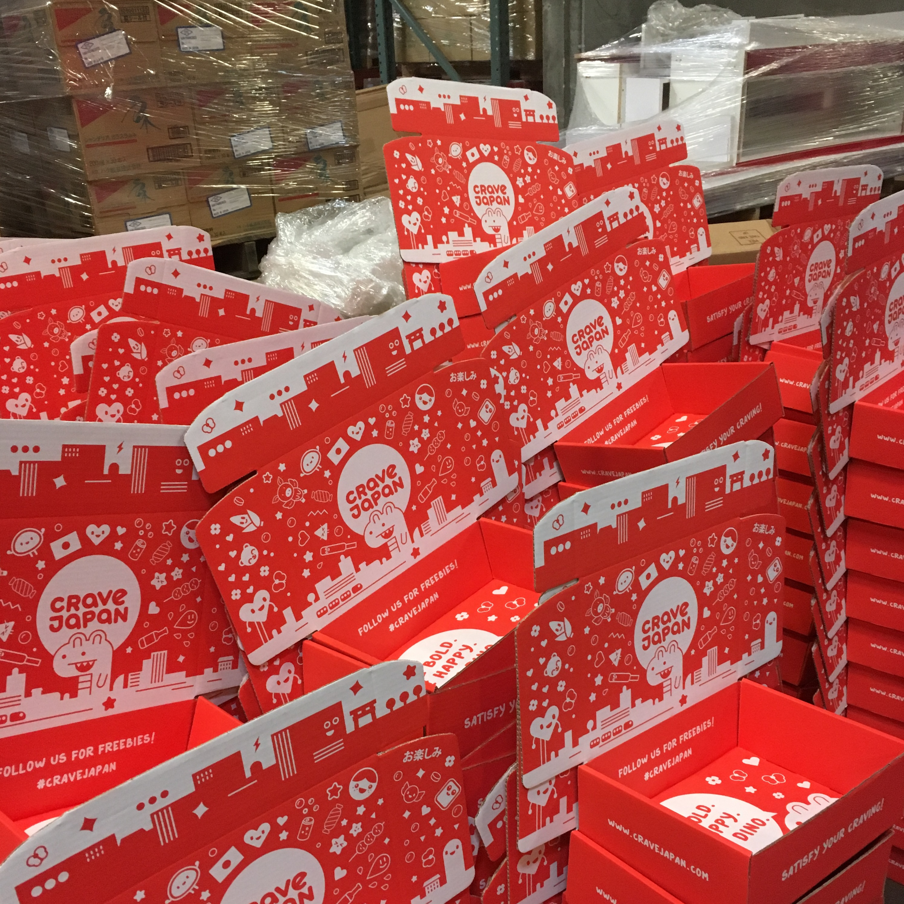 Crave Japan warehouse packing operations